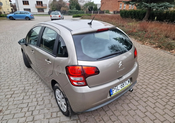 Citroen C3 cena 21300 przebieg: 74493, rok produkcji 2011 z Pasłęk małe 232